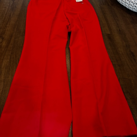 DKNY Slim Flare Dress Pants – Red – Full Length – Size 10P (NWT) - Picture 10 of 15